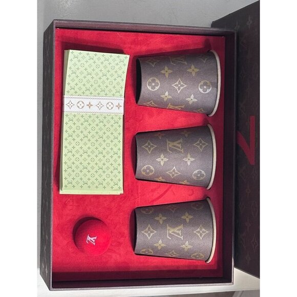Louis Vuitton SS22 Show Invitation Beer Pong Cup & Ball Game- LT3260 - Picture 4 of 9